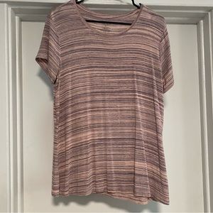 Apt 9 purple short sleeve shirt size Large